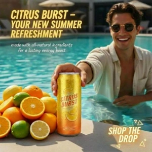 summer drink ad creative