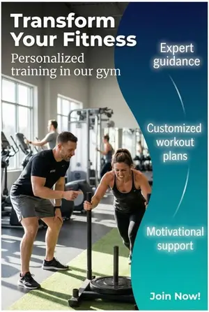 fitness trainer social media ad