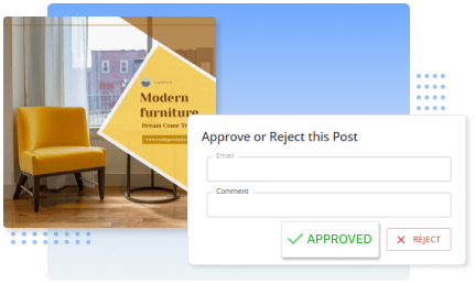social media content approval system