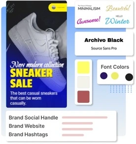generate branded social media videos