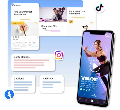 Unlimited content ideas, high converting posts with the help of AI