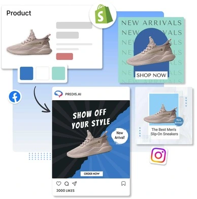 make social media posts for ecommerce store