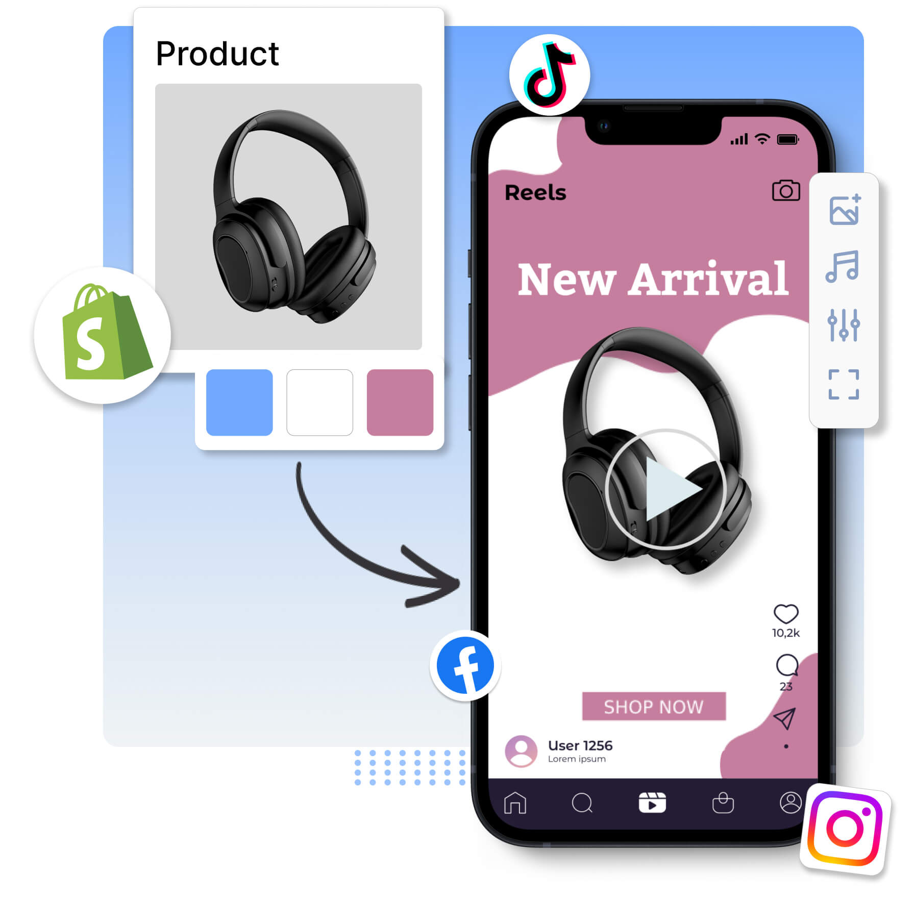AI-made creatives in your brand language
