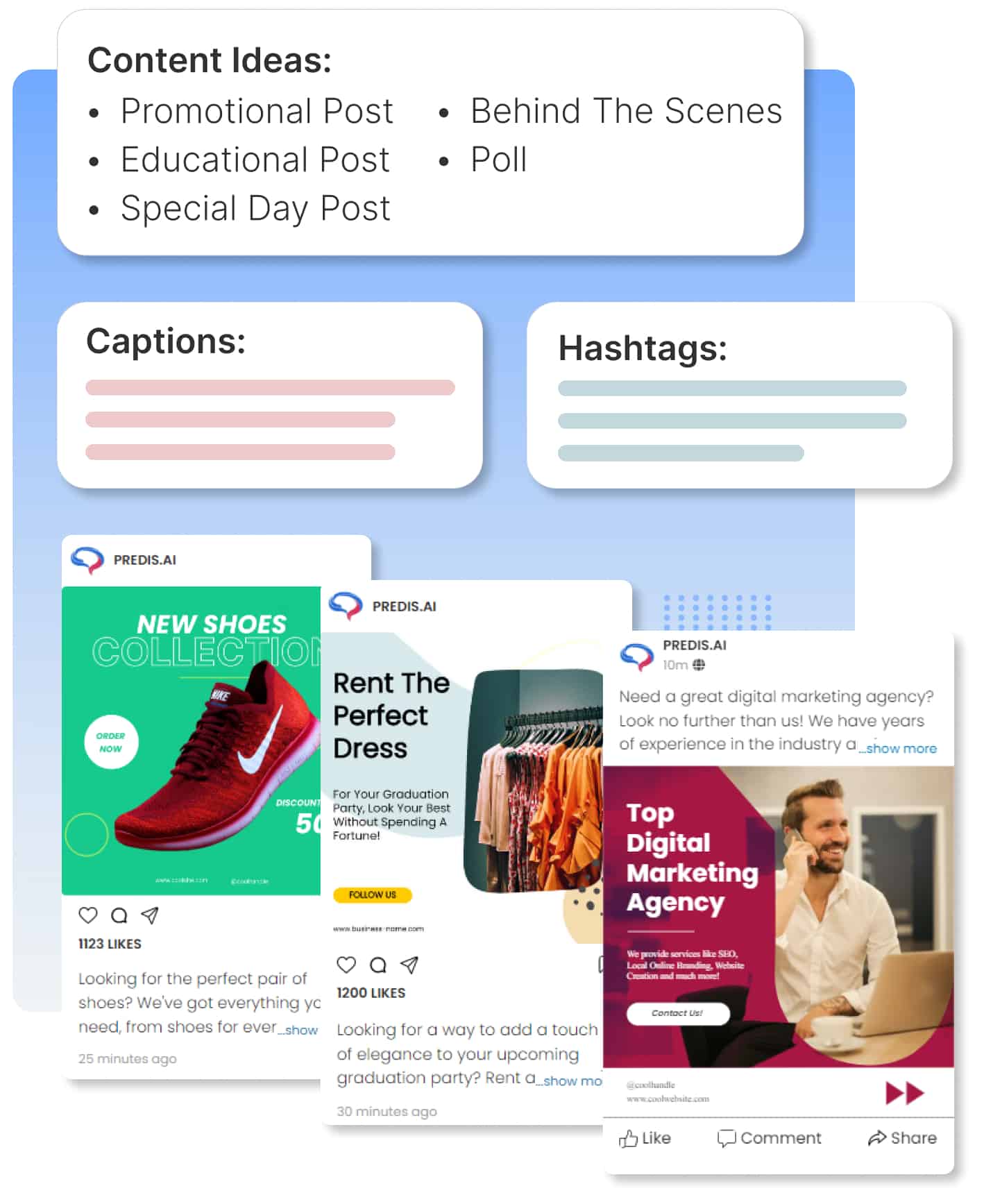 branded AI post creator