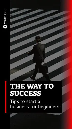 dark business template