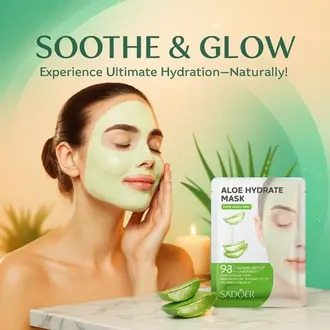 aloe vera face mask - ecommerce product template